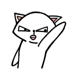 Lineスタンプ 目つき鋭い猫 40種類 1円