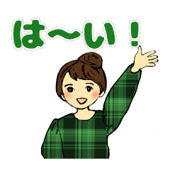 Lineスタンプ おしゃれガールのスタンプ 40種類 1円