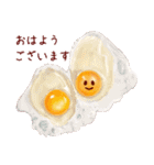 リアルな食べ物イラスト 日常会話 2 Lineスタンプ Yoko Yoshi