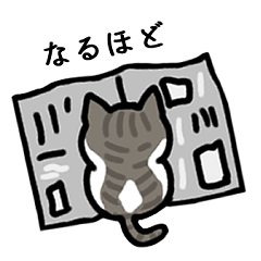 使いやすい サバトラ猫スタンプ Lineスタンプ ゆ