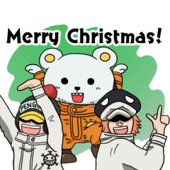 ハートの海賊団の冬 One Piece Lineスタンプ Nao0402